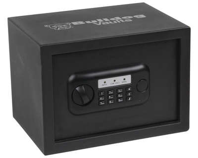 Safes Security Bulldog Cases Pistol Vault BULLDOG DIGITAL VAULT MED W/ SHELF